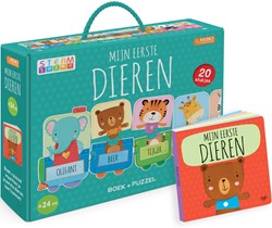 Puzzeltierzug Buch mit Puzzle - Lernspielzeug für Kinder ab 2 Jahren