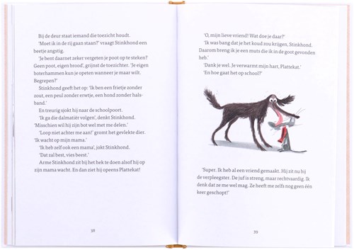 Lannoo Stinkhond kinderboek school avontuur leesboek hond-3