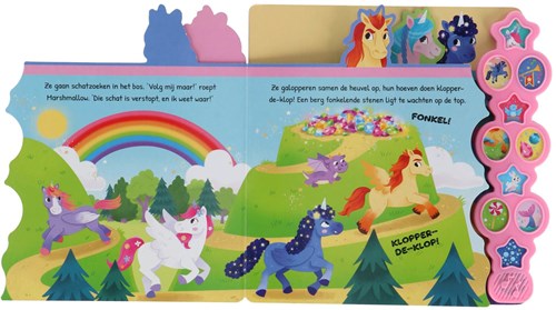 Geräuschebuch Einhorn Welt Kinderbuch mit magischen Klängen-3