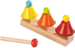 Haba klokkenspel houten muziekinstrument voor kinderen - kleurrijk speelgoed
