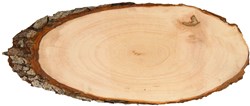 Playwood houten naambordje boomschors 30 cm creatief speelgoed