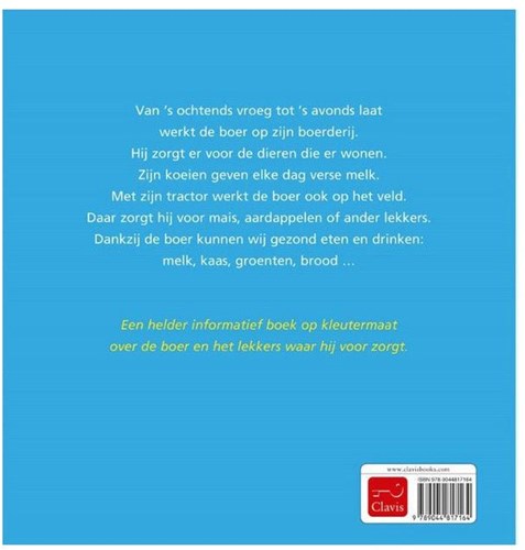 Clavis kinderboek boer prentenboek - educatief verhaal over beroepen-2
