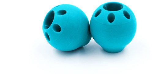 ARK Therapeutic Bleistiftgriff Web Space Opener ergonomisch 2er-Pack teal Ronde pengreep die de duimwebspace opent voor een betere pen- of potloodgreep.