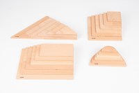 TickiT houten bouwpanelen architectenset natuurlijk speelgoed
