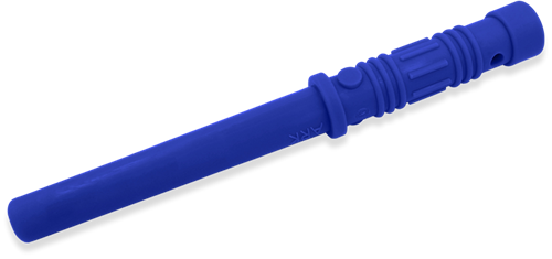 ARK Therapeutic bijtspeelgoed MEGA Bite Saber kauwspeelgoed donkerblauw Extra grote, dikke kauwstaaf voor stevige kauwers die met de kiezen kauwen.