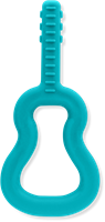 ARK Therapeutic kauwspeelgoed gitaar sensorisch hulpmiddel XT medium Langwerpige, getextureerde handkauwtool in gitaarvorm voor de kiezen achterin de mond, kinderen en volwassenen.
