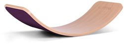 Wobbel balansbord Original aubergine vilt - FSC beukenhout speelgoed