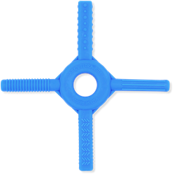ARK Therapeutic kauwspeelgoed sensorisch fidget XXT koningsblauw stevig Handkauwtool met 4 texturen die ook dienst doet als fidget voor focus en concentratie.