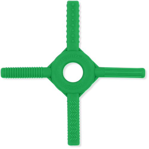 ARK Therapeutic bijtspeelgoed sensorisch fidget speelgoed voor kinderen en volwassenen Handkauwtool met 4 texturen die ook dienst doet als fidget voor focus en concentratie.
