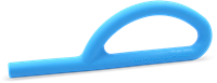 ARK Therapeutic grijpspeelgoed Goshabunga Large Grabber blauw sensorisch Grote, holle handkauwtool met langere steel, geschikt voor grotere handen.