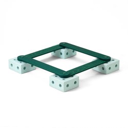Modu Balance Track - Speelgoed Evenwichtsbalk Ocean Mint Forest Green