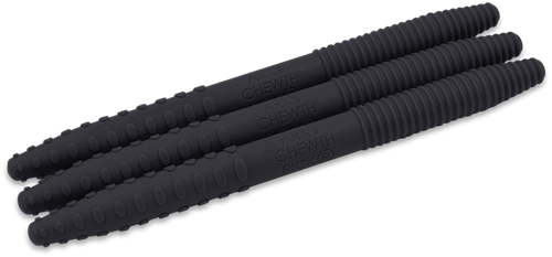 ARK Therapeutic Kauspielzeug Chewth Pick® Zahnstocher schwarz XT medium sensorisch Discreet, dun kauwhulpmiddel voor tieners en volwassenen, geleverd per 3 stuks.