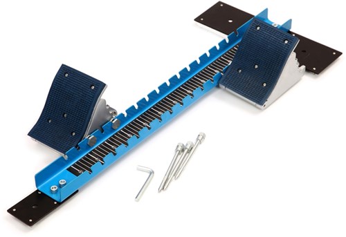 Megaform Startblock Leichtathletik - verstellbar Aluminium und Stahl