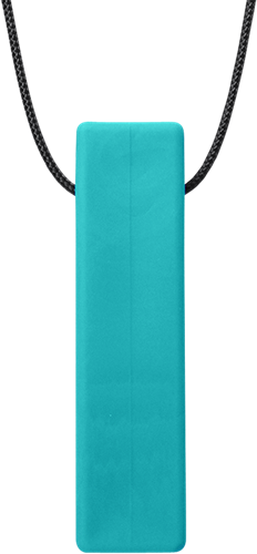 ARK Therapeutic kauwsieraad Brick Stick ketting sensorisch speelgoed Gladde bakstenen kauwhanger voor de kiezen achterin de mond, voor kinderen en volwassenen.