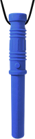 ARK Therapeutic bijtketting sensorisch speelgoed donkerblauw standaard Lange kauwketting van 10 cm met tastbaar handvat, voor de kiezen achterin de mond, kinderen en volwassenen.