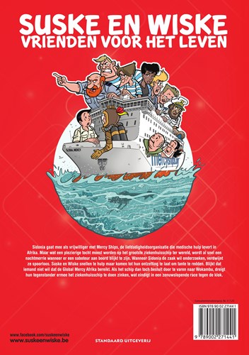 Standaard Comicbuch Suske und Wiske Abenteuer Die schwimmenden Ärzte-2