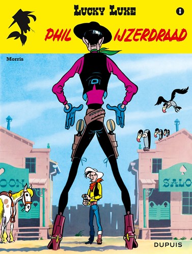 Standaard stripboek Lucky Luke avontuur Phil IJzerdraad 48 pagina's