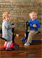 Micro kinderstep accessoire Mini Micro stuurzitje en O-bar zwart-2