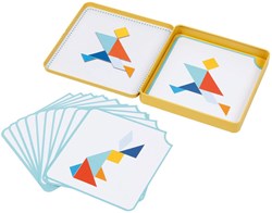 Goki Tangram magnetisch spel - educatief speelgoed puzzel