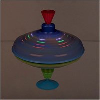 Goki bromtol ruimte LED licht - metalen speelgoed tol-3
