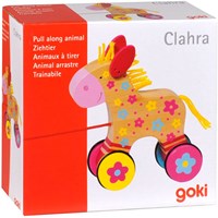 Goki Holz Ziehtier Pferd Lernspielzeug Motorik-2