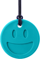 ARK Therapeutic kauwsieraad Smiley Face Chewmoji - bijtketting speelgoed Dubbelzijdige smiley-kauwketting met twee expressies, voor voortandkauwers, kinderen en volwassenen.