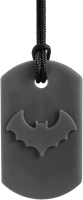 ARK Therapeutic kauwketting Bat Bite donkergrijs XXT - sensorisch speelgoed Kauwketting met vleermuismotief voor stevige kauwers die sensorische steun zoeken.