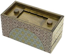 Philos puzzelbox houten denkspel Secret Box Summer cadeau