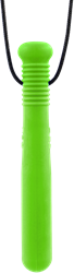 ARK Therapeutic kauwketting speelgoed baseball bat lime groen XT medium Lange, gladde kauwketting in honkbalknuppelvorm, geschikt voor stevige kauwers.