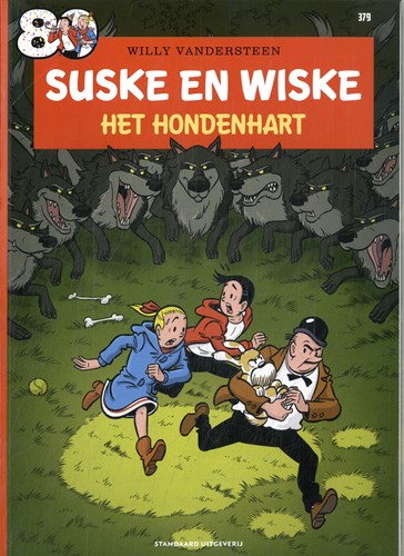 Standaard stripboek Suske en Wiske avontuur Het hondenhart 40 pagina's