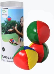 Longfield Games Jonglierbälle klein 2 Zoll in Röhre buntes Spielzeug