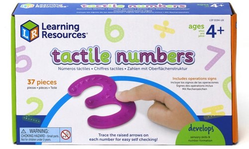 Learning Resources Lernspielzeug - Taktile Zahlen und Rechenzeichen Set-2