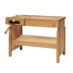 nic Werkbank Holzspielzeug braun höhenverstellbar 79x46x60cm