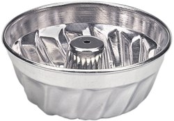 nic bakvorm speelgoed Guglhupf aluminium 12 cm zilver