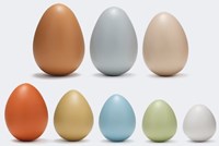Yellow Door educatief speelgoed - Size-Sorting Eggs set van 8 stuks