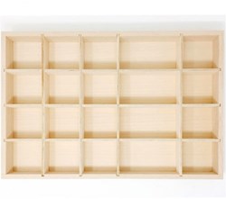 Grapat houten sorteerbak Tinker Tray - opbergdoos voor speelgoed