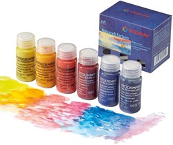Stockmar aquarelverf set 6 basiskleuren 20 ml schilderen kinderen