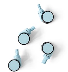 Modu opbergbak wielen - 4 stuks Deep Blue voor speelgoedopslag