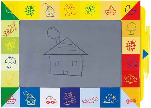 Goki magisch schrijf slate - toverbord voor kinderen en creatief tekenen-3