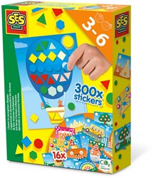 Ses Formen erkennen Lernspielzeug bunte Sticker für Kinder