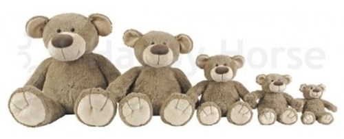 Happy Horse knuffelbeer Bella 55 cm - bruin - zachte pluche knuffel-2
