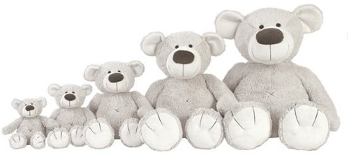 Happy Horse knuffelbeer Baggio - grijs pluche beer 22cm - baby knuffel-2