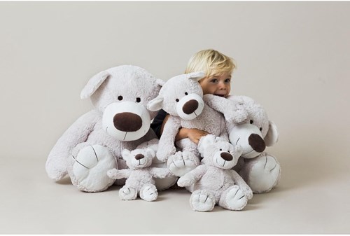 Happy Horse knuffelbeer Baggio - grijs pluche beer 22cm - baby knuffel-3