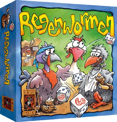 999 Games Regenwürmer Würfelspiel - Familienspiel - Lernspiel