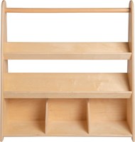 Van Dijk Toys Holz Kinder Bücherregal / Bcherregal mit 3 Regalen (Kinderbetreuungsqualitt)
