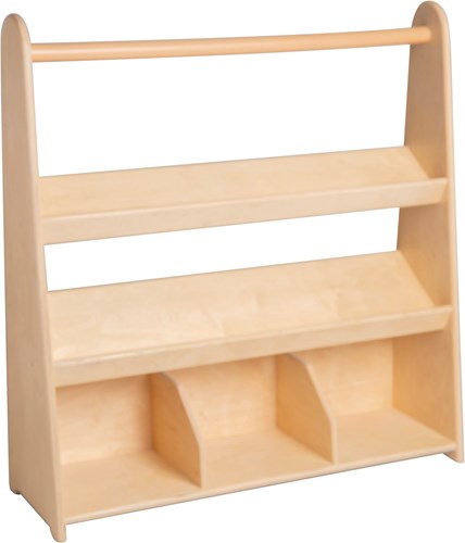 Van Dijk Toys Holz Kinder Bücherregal / Bcherregal mit 3 Regalen (Kinderbetreuungsqualitt)-2