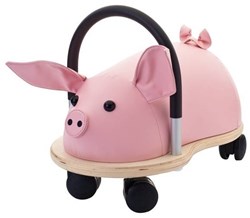 Wheelybug loopauto biggetje - loopwagen voor peuters - klein