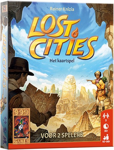 999 Games Kartenspiel Lost Cities Strategiespiel für 2 Spieler ab 10 Jahren