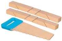 Goki houten bouwblokken zaagset met klittenband voor kinderen-2