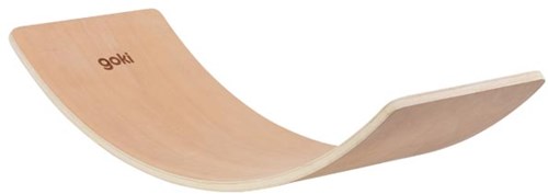 Goki Balance Board houten balansbord halve maan naturel 82cm-2